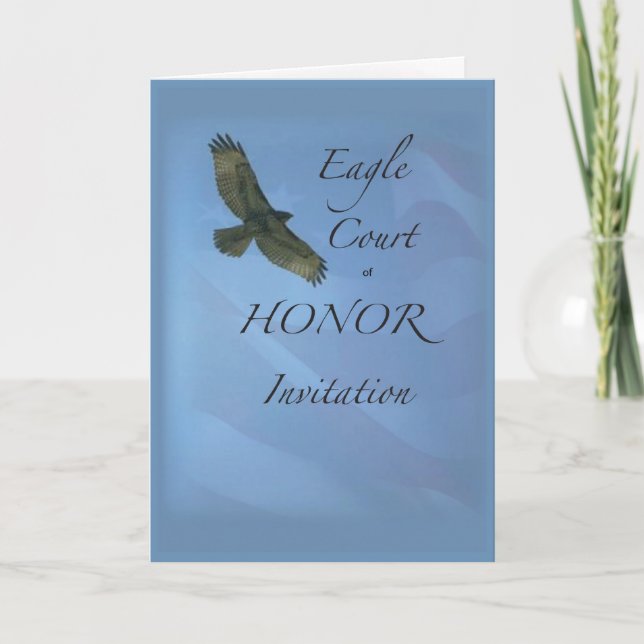 3895 Eagle Court of Honor Invitation Einladung (Vorderseite)