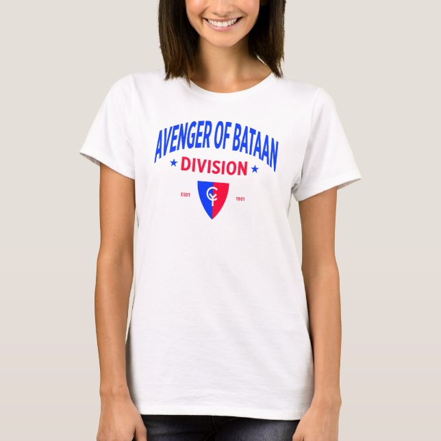 38. Abteilung Infanterie - Militärische Frauen in  T-Shirt (Vorderseite)