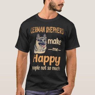 38 Deutsche Schäferhunde Machen Mich Glücklich Leu T-Shirt