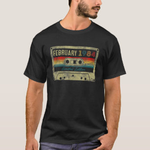 38. Februar Kassette Tape 38. Geburtstag Dekoratio T-Shirt