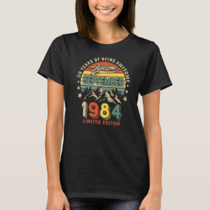 38. Geburtstag 38 Jahre Phantastisch seit Septembe T-Shirt