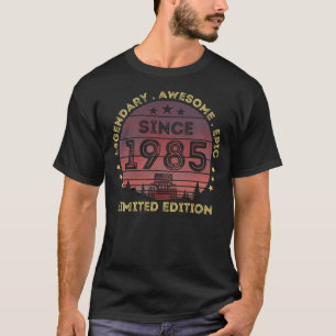 38. Geburtstag 38. Vintag 1985 T-Shirt