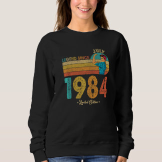 38. Geburtstag Juni 1984 Legend Seit 1984 38 Jahre Sweatshirt