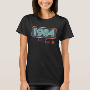 38. Geburtstag Ladys Mens 38 Jahre 1984 2 T-Shirt