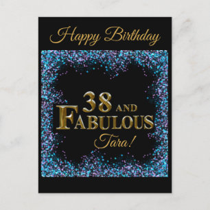 38. Geburtstag  Postkarte
