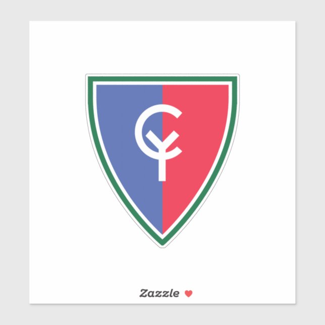 38. Infanterie-Abteilung Militär der Vereinten Sta Aufkleber (Blatt)