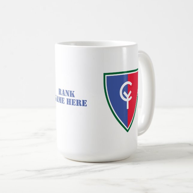 38. Infanterie-Abteilung Militär der Vereinten Sta Kaffeetasse (VorderseiteRechts)