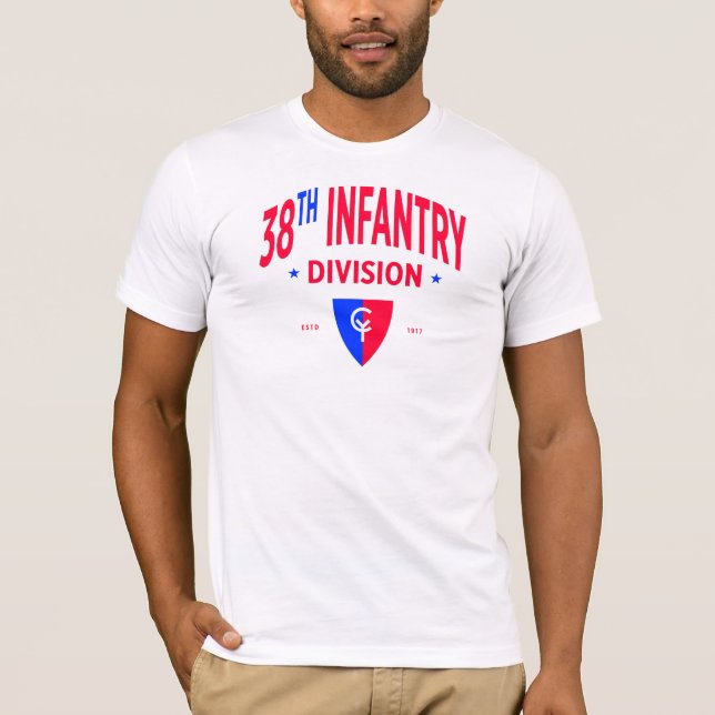 38. Infanterieabteilung - US-Militär T-Shirt (Vorderseite)