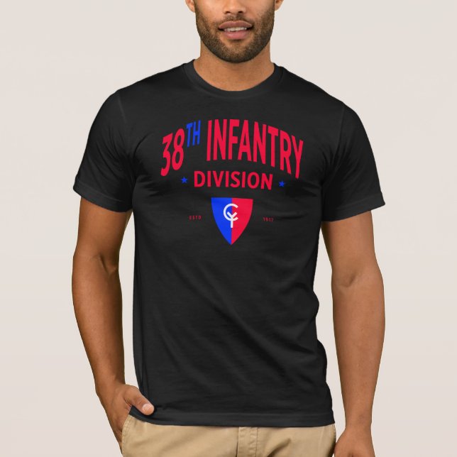 38. Infanterieabteilung - US-Militär T-Shirt (Vorderseite)