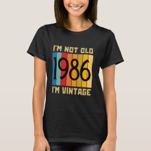 38 Jahre alt bin ich nicht alt ich bin Vintage 198 T-Shirt