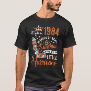 38 Jahre alt Made in 1984 Geburtstag Königin Diamo T-Shirt
