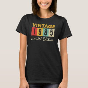 38 Jahre alt Vintag 1985 38. Geburtstag T-Shirt