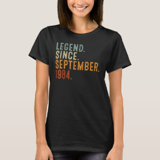 38 Jahre alte Legende seit September 1984 38. Bir T-Shirt