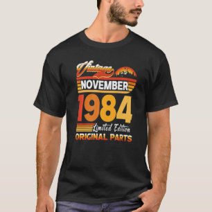 38 Jahre alter Retro Vintag im November 1984 38. G T-Shirt