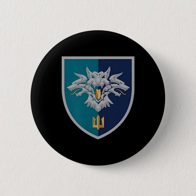 38. Marineinfanteriebrigade (Ukraine) V2 Ukrainisc Button (Vorderseite)