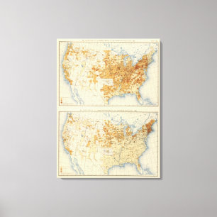 38 Presbyterianer, Congregationalists 1890 Leinwanddruck