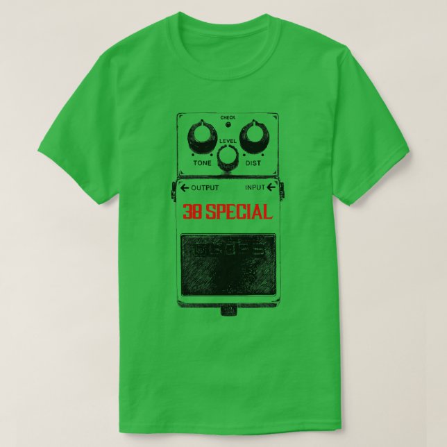 38 Special Guitar Pedal T-Shirt (Design vorne)