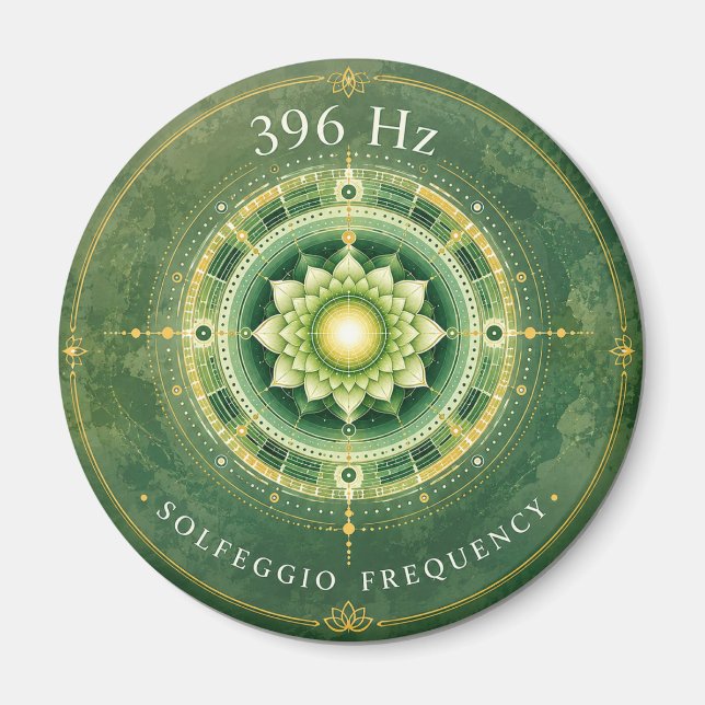 396 Hz Solfeggio-Frequenz-Magnet  Magnet (Vorne)