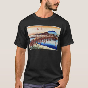 39. 岡崎宿, 広重 Okazaki-juku, Hiroshige, Ukiyo-e T-Shirt