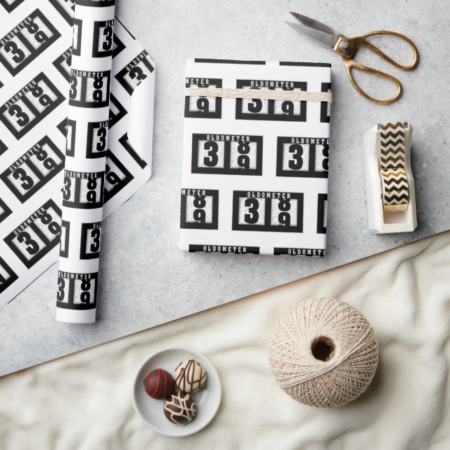 39. Geburtstag Geschenkpapier (Kunsthandwerk)