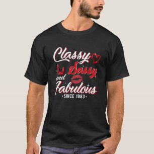 39. Geburtstag High Heels Klasse Sassy Fabulous Si T-Shirt