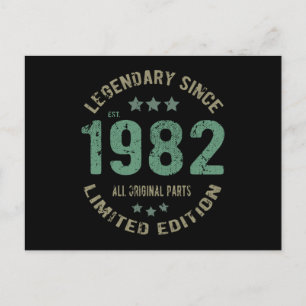 39 Geburtstag Legende 39. Geburtstag Postkarte