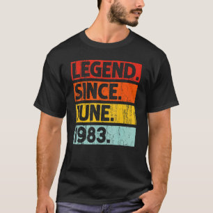 39. Geburtstag seit Juni 1983 39 Jahre alt T-Shirt