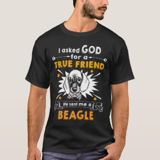 39 Gott wahrer Freund ein Beagle Gefragt T-Shirt