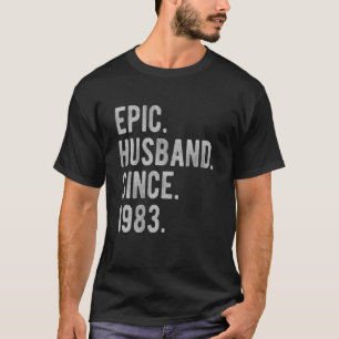 39. Hochzeitstag für seinen epischen Ehemänner Sin T-Shirt