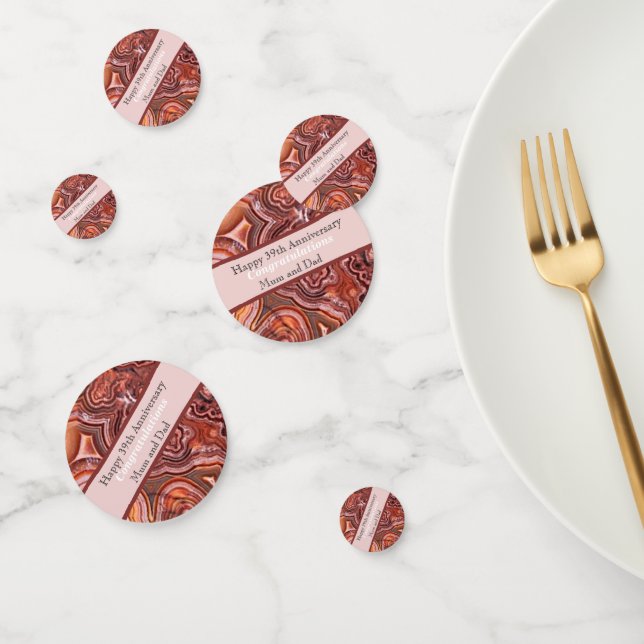 39. Hochzeitstag Konfetti (Gruppe)