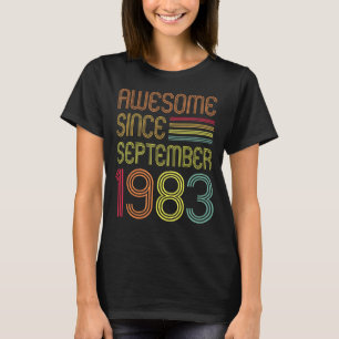 39 Jahre alt 39. Geburtstag Phantastisch seit Sept T-Shirt