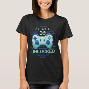 39 Jahre alt Geburtstag Gamer Level Variable Unloc T-Shirt
