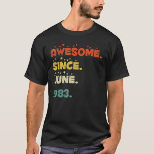 39 Jahre alt Juni 1983 T-Shirt