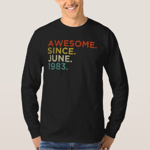 39 Jahre alt Juni 1983 T-Shirt