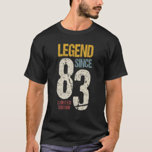 39 Jahre alt Vintag 1983 39. Geburtstagsdekoration T-Shirt