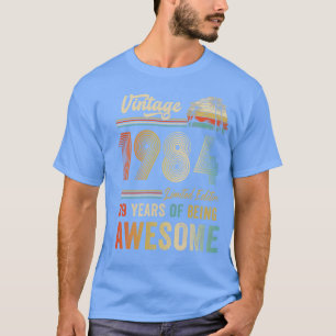 39 Jahre alt Vintag 1984 39. Geburtstag Männer Fra T-Shirt