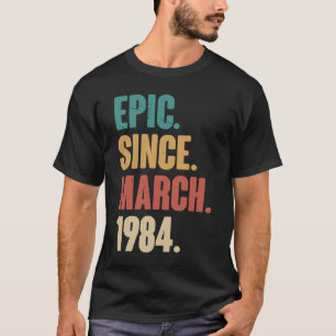 39 Jahre alt Vintag 1984 Geburtstag 39. Dekoration T-Shirt