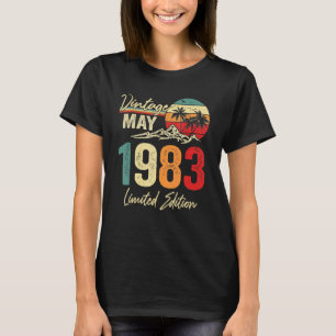 39 Jahre alt Vintag Mai 1983 39. Geburtstag T-Shirt
