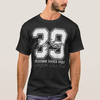 39 Jahre alte limitierte Auflage von 1987 39. Ausg T-Shirt