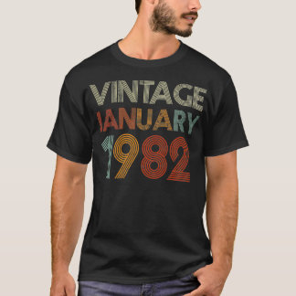39 Jahre altes Retro-Geburtstagsgeschenk Vintage 1 T-Shirt