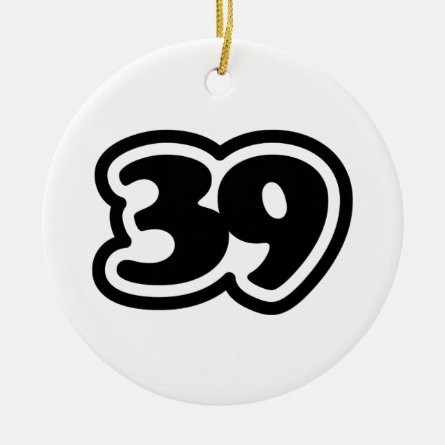 39 Japanisch Slang Sankyu Keramik Ornament (Vorne)