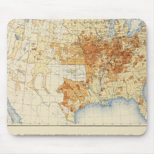 39 Jünger Christi, Episkopalier 1890 Mousepad (Vorne)