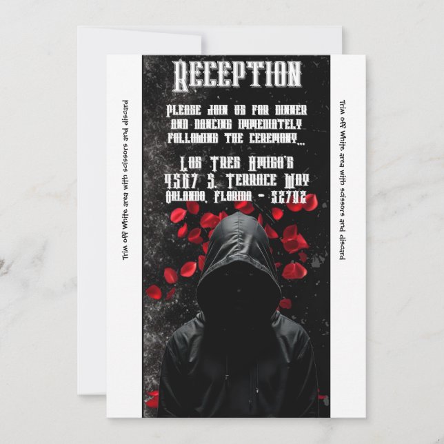 3.12x18 Empfang Card Haunting Adeline Zade Meadows Einladung (Vorderseite)