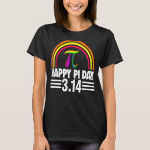 3 14 2022 Pi Math Rainbow Men Mathletics Liebe Bir T-Shirt