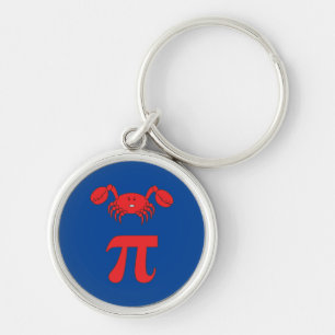 3.14 Crab Pie Pi Pun Funny Math Joke Schlüsselanhänger