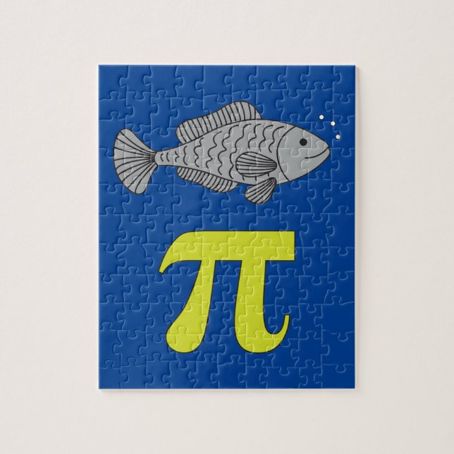3.14 Fisch Pie Pi Pun Funny Math Joke Puzzle (Vertikal)