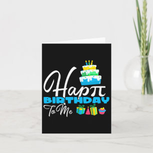 3.14 Glücklicher Geburtstag für Lehrer Karte