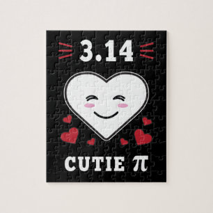 3.14 Herz Cutie Pi Lustiger Mathe-Witz Puzzle