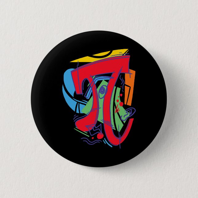 3.14 Math-Design für Pi-Tag Button (Vorderseite)