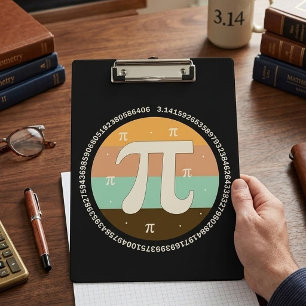 3.14 Nationaler Pi-Tag-Design - Pi-Tag-Geschenkide Klemmbrett